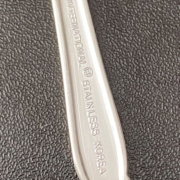 Lot of 6 COCKTAIL/SEAFOOD Vintage International Stainless Forks Korea New! - Picture 4 of 10